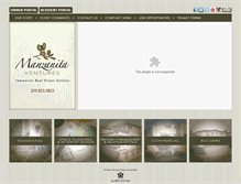 Tablet Screenshot of manzanita.me