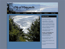 Tablet Screenshot of ci.manzanita.or.us